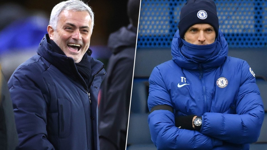 Jose Mourinho "cà khịa" Thomas Tuchel không thương tiếc